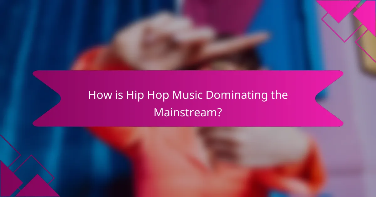 How is Hip Hop Music Dominating the Mainstream?